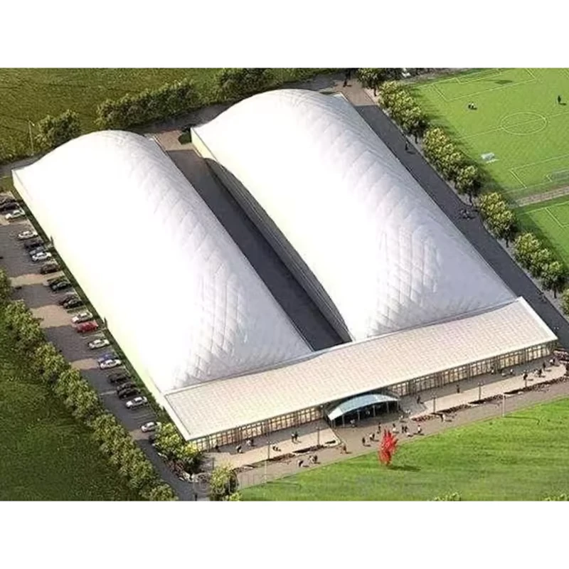 Hochwertige Outdoor-Warenhaus-Architektur Membran Tennis-Dome große klimatisierte Struktur