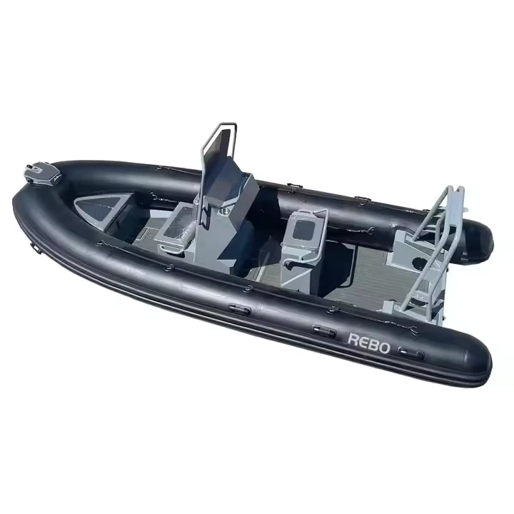 Hoge Kwaliteit PA 17ft RIB520 Aluminium Romp Hypalon PVC Rigid Opblaasbare Boot