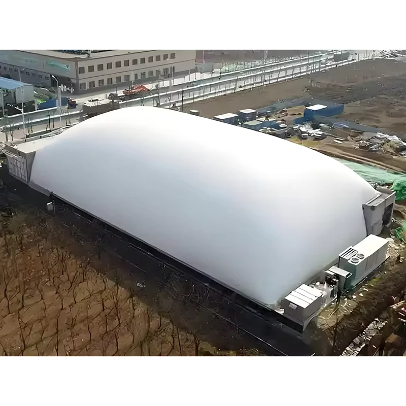 High Quality PVC Coated Outdoor Fabric Waterproofing Air Dome for Industry Storage Warehouse & Garage Shed