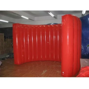 उच्च गुणवत्ता वाली पीवीसी inflatable लाल दीवार बाहरी कार्यक्रम और पार्टी सजावट के लिए टिकाऊ मॉडल
