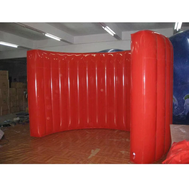 ผนังลอยน้ำ PVC สีแดงคุณภาพสูง ทนทานสำหรับงานกิจกรรมกลางแจ้ง & การตกแต่งงานปาร์ตี้
