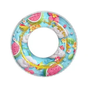 High Quality PVC Inflatable Swim Ring Colorful Swimming Rings Swim Ring Personalised With Custom