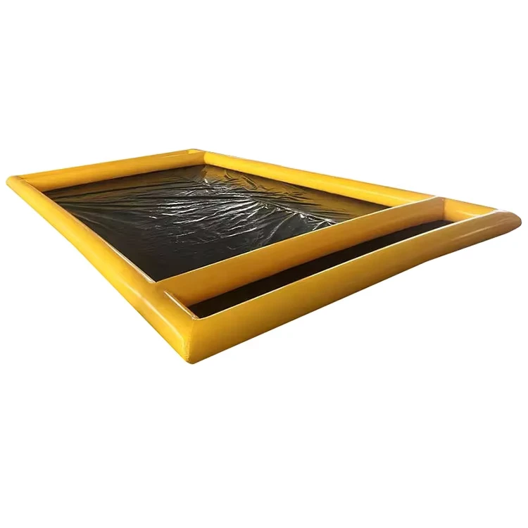 Alfombra de Contención de Lavado de Autos Inflatable de PVC de Alta Calidad y Alfombrillas de Contención para Garaje
