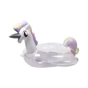 Hochwertiger glänzender Prinzessinnen-Pferd Tierdesign Aufblasbarer Wasserpark-Ring für Baby-Pool