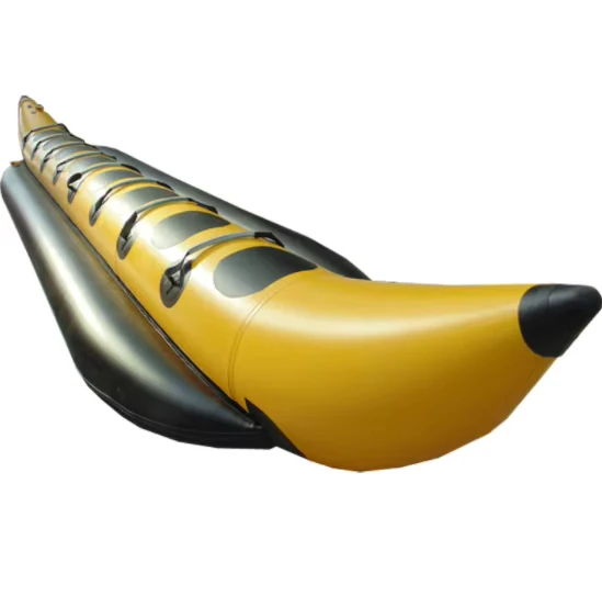 High Quality Single 8 Person Banana Inflatable Boat PVC