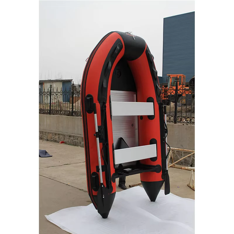Thuyền bơi lướt sóng bơm hơi chất lượng cao, di động, có sức chứa 2 người, PVC dán với sàn thả chỉ, bơm và mái chèo