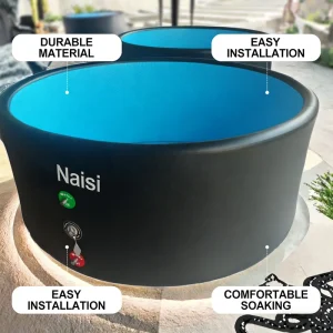 Bể bơi bơm hơi ngoài trời chất lượng cao, kích thước tùy chỉnh, di động với bơm
