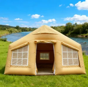 High Quality Waterproof Portable Large Capacity Inflatable Tents Four-season Camping Outdoor Customized Size & Color