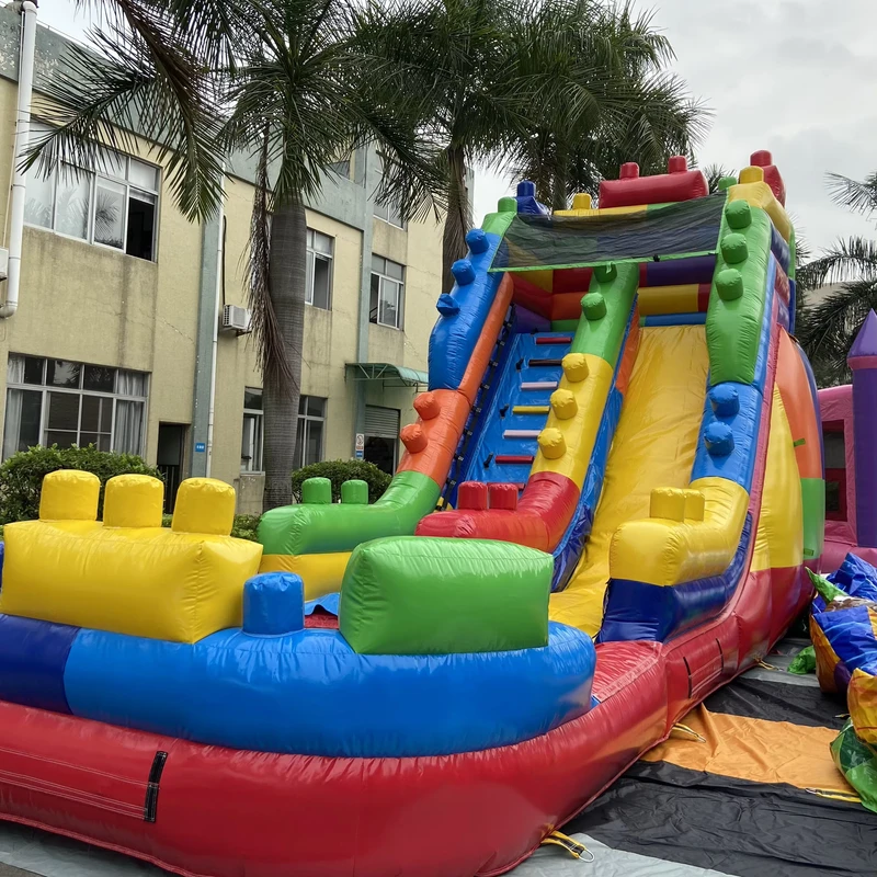 High Quality Wet Dry Inflatable Fun Slide for Sale
