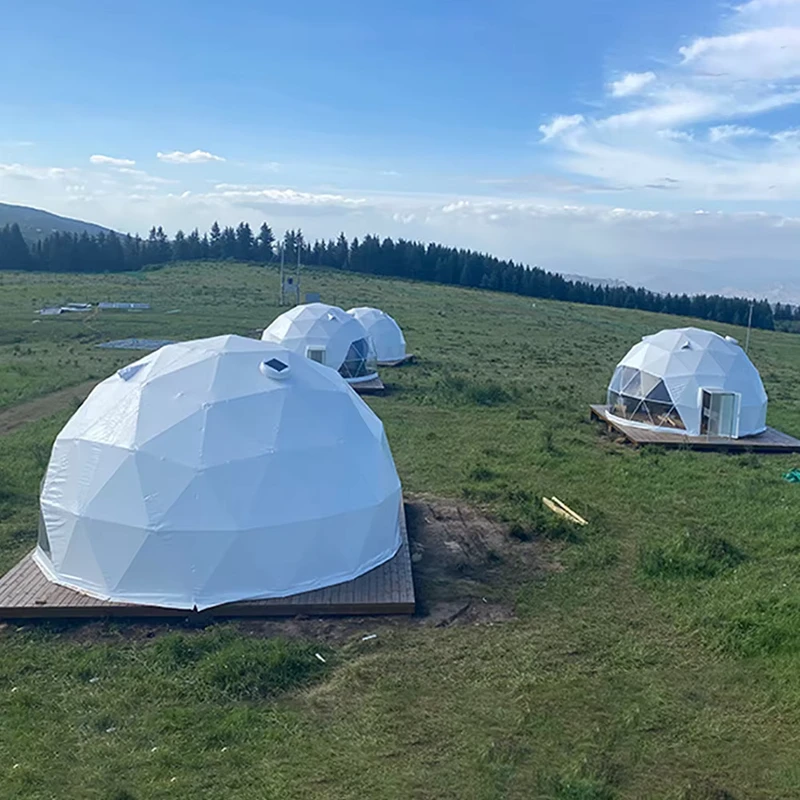 Tienda de Camping Inflable Transparente de Alta Seguridad para Niños, Cúpula de Glamping en Jardín
