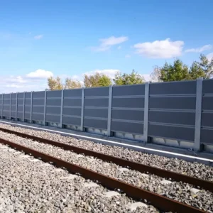 Pannello fonoassorbente ad alta insonorizzazione Barriera acustica per traffico ferroviario all'aperto