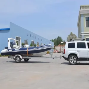 High Speed Mini Rib480 Boat Fiberglass Water Sports China’s Watercraft Rowing Boat Now Available for Sale