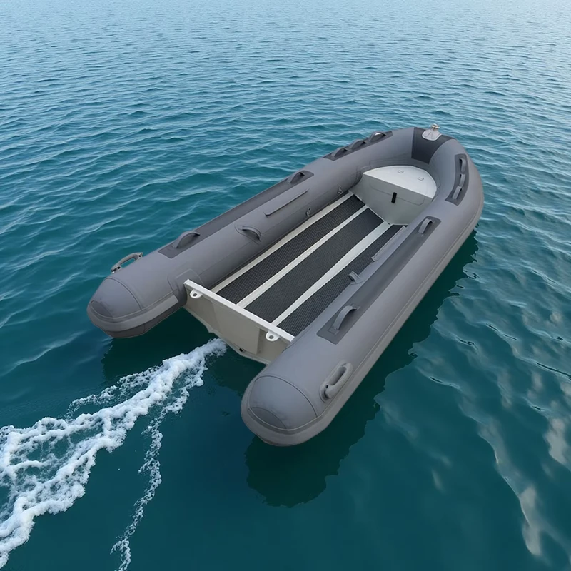 Barco Inflável RIB 360 Orca Hypalon com Casco Rígido em Alumínio