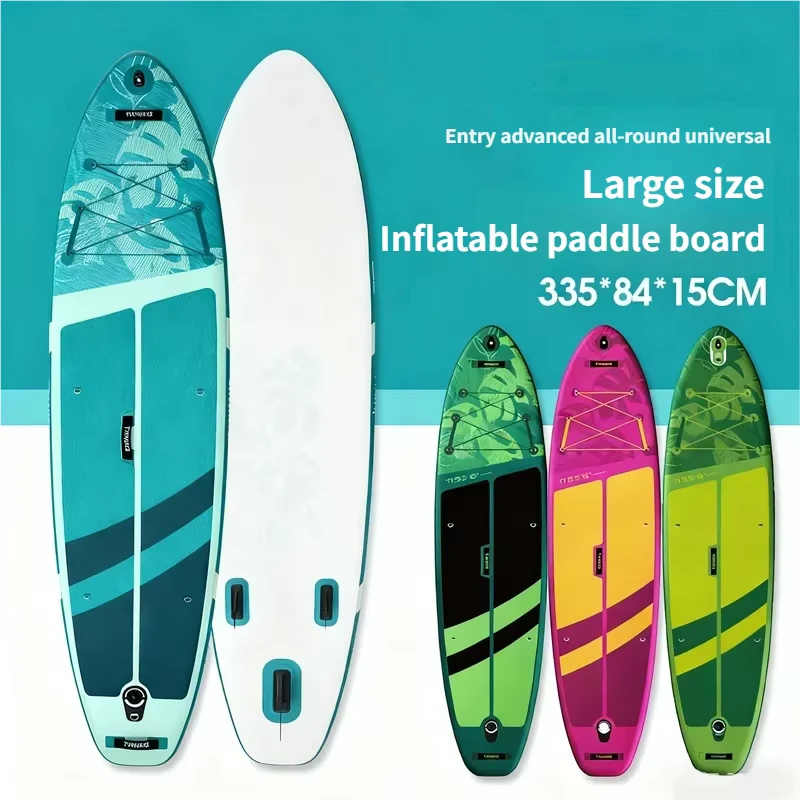 Tabla de paddle inflable de alta resistencia, resistente a la presión, ecológica, portátil, color personalizado, capacidad de carga de 250 kg