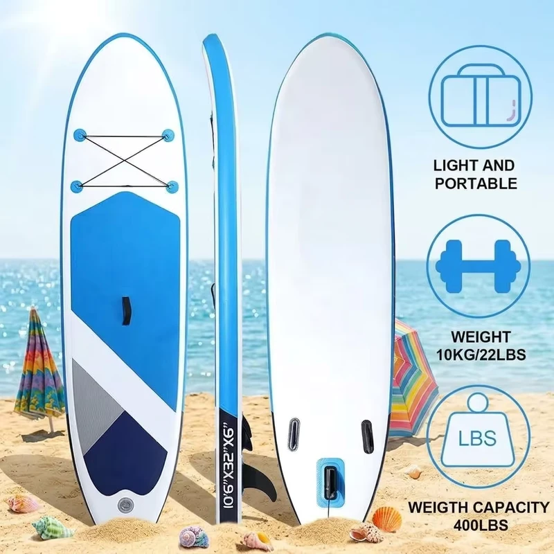 Prancha de Stand Up Paddle Inflável de Gesso Personalizada com Logo para Diversão e Alta Temperatura