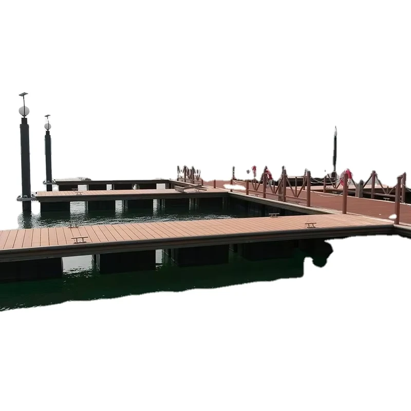 Scharnierteile und LLDPE+EPS Schaumstoffmaterial Aufblasbarer Dock PE Ponton Schwimmkörper