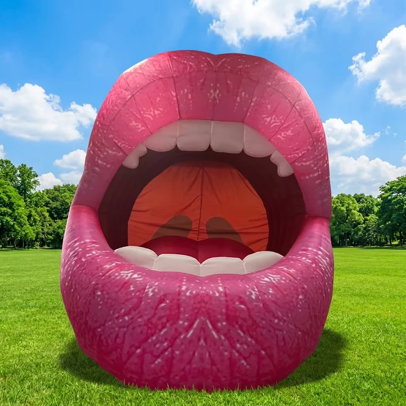 Decoraciones de Vacaciones Boca Inflable Gigante Lengua Inflable Corazón de Amor