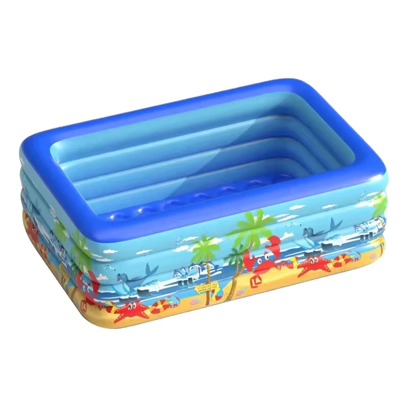 Aufblasbares Schwimmbecken für Kinder im Garten, große Größe, PVC, individuelle Größe