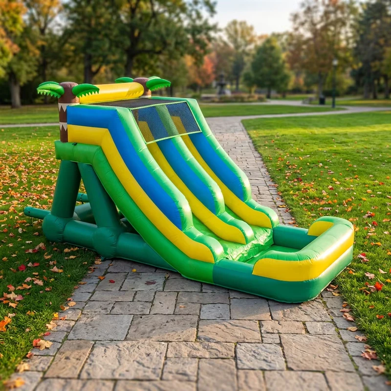 Toboggan gonflable pour enfants, petit toboggan gonflable pour anniversaire d'enfants