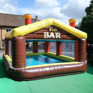 Barra de agua inflable para fiestas en casa, barra de piscina inflable para adultos