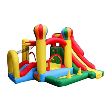 Jumper Inflatable Istana Udara untuk Penggunaan Rumah, Moonwalk Inflatable, Seluncuran Lompatan Belakang, Bouncer Inflatable
