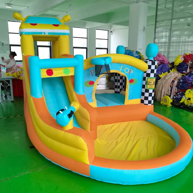 Home Use Multi Functions Bouncing House Inflatable Bouncy Castle with Slide and Pool