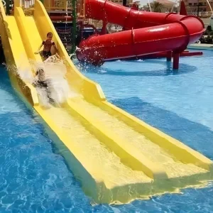 Toboggan de parc aquatique à domicile pour adultes