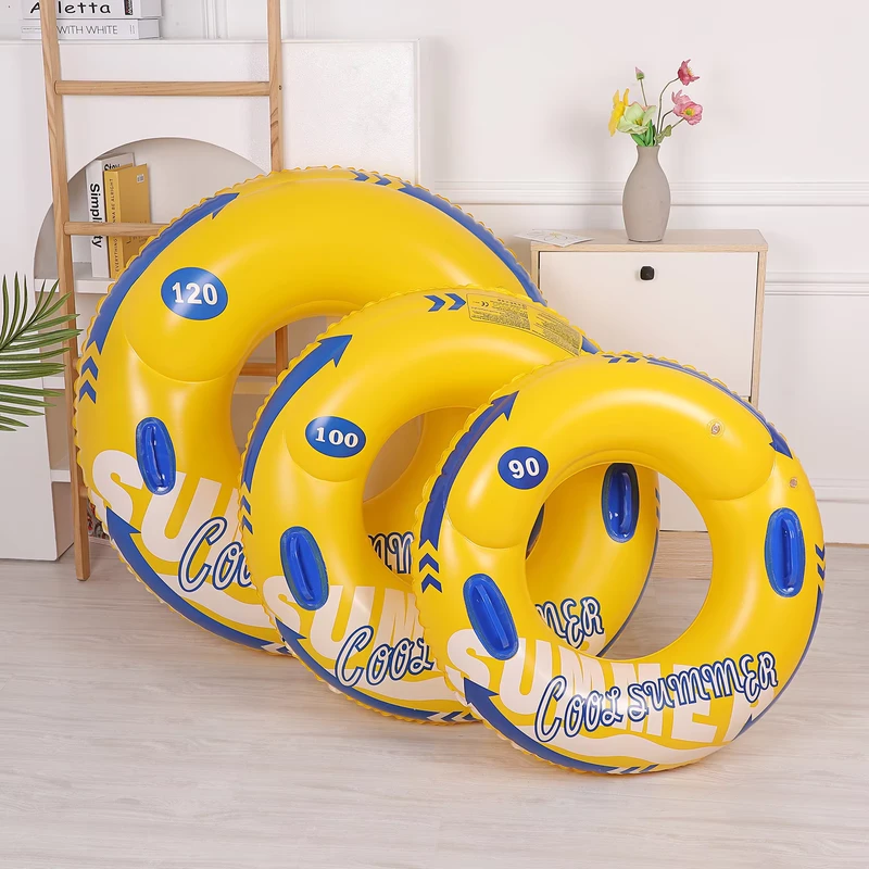Thiết kế nóng, vòng bơi tiệc bãi biển bơm hơi tùy chỉnh từ nhà máy, ống bơi PVC cho trẻ em