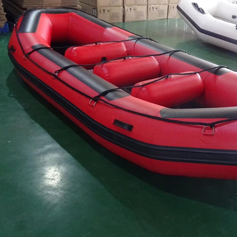 Bote de rafting inflable de aguas bravas en venta, artesanías de juego acuático, balsa de aguas blancas, piso en I-Beam, 360cm
