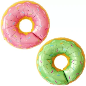Grande palloncino gonfiabile a forma di ciambella per feste di compleanno, decorazione preferita su TikTok