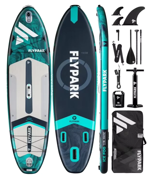 Tabla de Paddle Inflable Extra Ancha de Venta Caliente con Accesorios Premium para Fiesta Familiar y Pesca