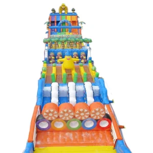 Hot Selling Inflatable Gorilla Land Crossing Obstacle Course for Outdoor Sports Activities with Adults and Children