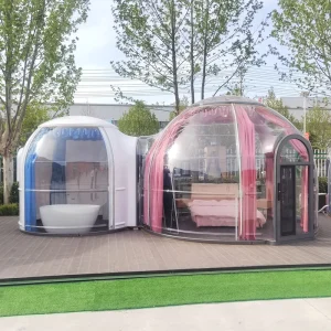 Hot Selling Modern Outdoor Dome Tent House PC Bubble House for Hotel Dining Bathroom Park Green Houses