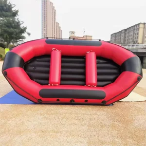 Heiß verkaufte PVC Hypalon aufblasbare Wildwasser-Raft Selbstentleerender I-Beam-Boden Drift Surf Fluss Abenteuerboot