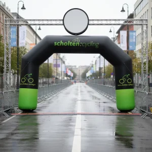 Hot Selling Trade Show N Shape Door Arch Tension Fabric Display Stand Indoor Outdoor Aluminum Archway Banners for Sport Event