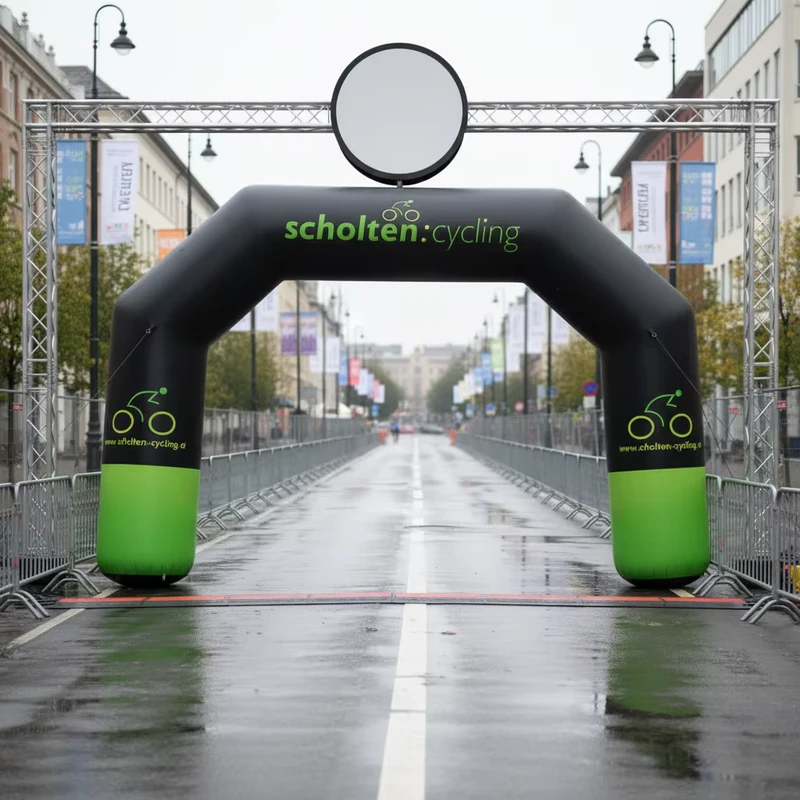 Hot Selling Trade Show N Shape Door Arch Tension Fabric Display Stand Indoor Outdoor Aluminum Archway Banners for Sport Event