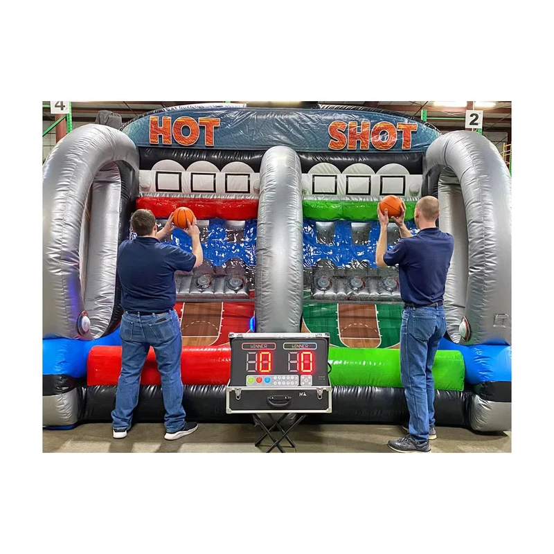 Bảng rổ bơm hơi Hot Shot, trò chơi bóng rổ tương tác IPS