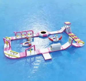 Công viên nước Hualong Inflatables Aqua Park, Khóa học chướng ngại vật nước thương mại để bán