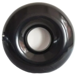 Huge Black Swim Ring 5 Feet Shiny Pool Toy Big Inflatable Tube
