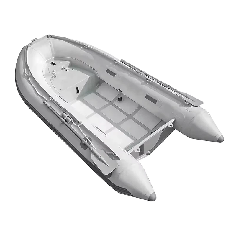 Gommone gonfiabile Hull Rib in Hypalon, barca da pesca di salvataggio in alluminio CE, piccola 270cm, per 4 persone, 10hp