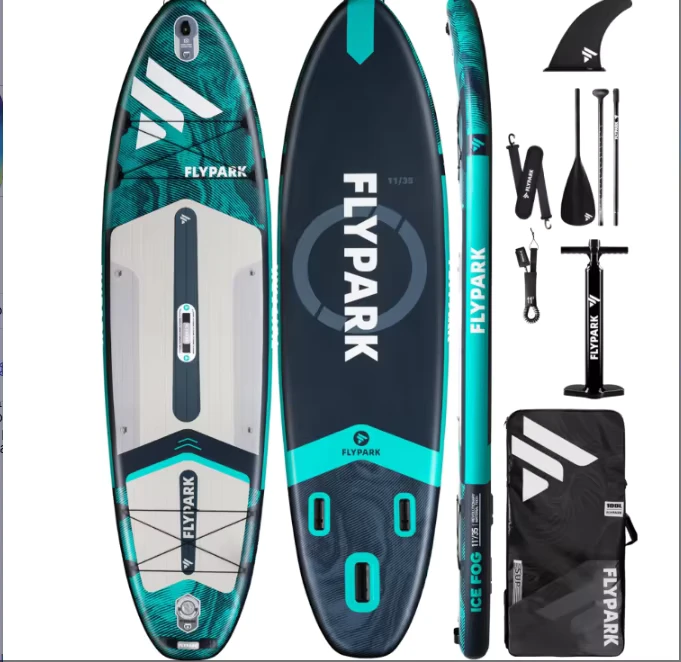 Hydrofoil SUP Board für Kitesurfen Aufblasbares Stand-Up-Paddle-Board für Ozeanwässer