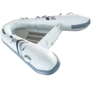 portable lightweight inflatable Hypalon aluminum hull boat with engine