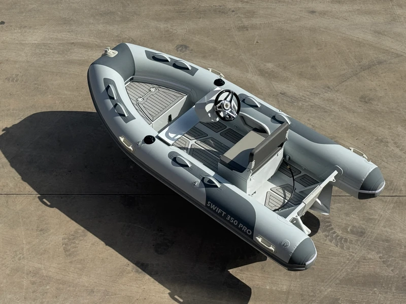 Hypalon PVC Aluminum Hull RIB Inflatable Boat RIB 360 Dinghy Rowing
