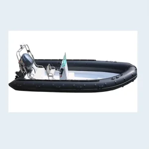 Hypalon Rigid Fiberglass Hull Inflatable Rowing Rib Boat