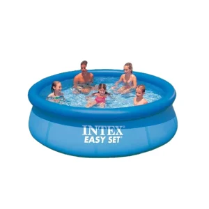INTEX 10 Feet Blue Summer Family Swimming PVC Pool 305*76cm 3853L Capacity Easy Fast Set Outdoor Inflatable Pool