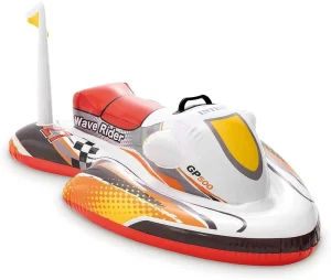 INTEX 57520 Large Wave Ride on Inflatable Toy with Heavy Duty Handles for Kids