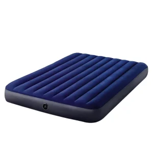 INTEX 64758 Fully Durable Beam Collection Classic Down Airbed Home Furniture Inflatable Airbed with Flocking