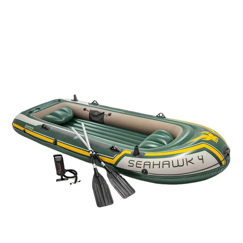 INTEX 68351SEAHAWK 4 SET PERAHU INFLATABLE untuk ARUS