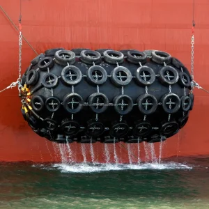 ISO17357 Standard Marine Equipment Customized Inflatable Floating Pneumatic Rubber Fender Inflated Type for Marine Vessels