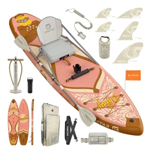 ITAOSTAR Daisy D03D 11’6″x35″x6″ Extra Wide Paddle Board with Seat Premium SUP Accessories Inflatable Stand up Paddle Boards